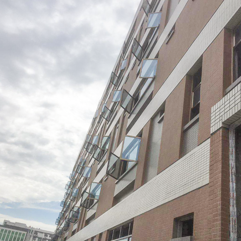 樓上樓門(mén)窗-高端門(mén)窗工程案例-長(zhǎng)安oppo工業(yè)園